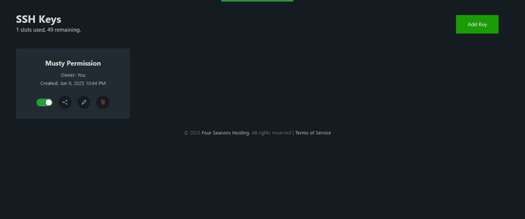 VPS Panel screenshot 3